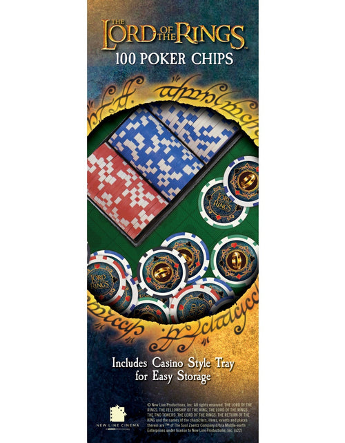 Load image into Gallery viewer, Lord of The Rings 100 Piece Poker Chips by MasterPieces Puzzle Company INC
