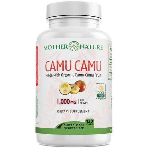 Load image into Gallery viewer, Camu Camu Capsules by Mother Nature Organics
