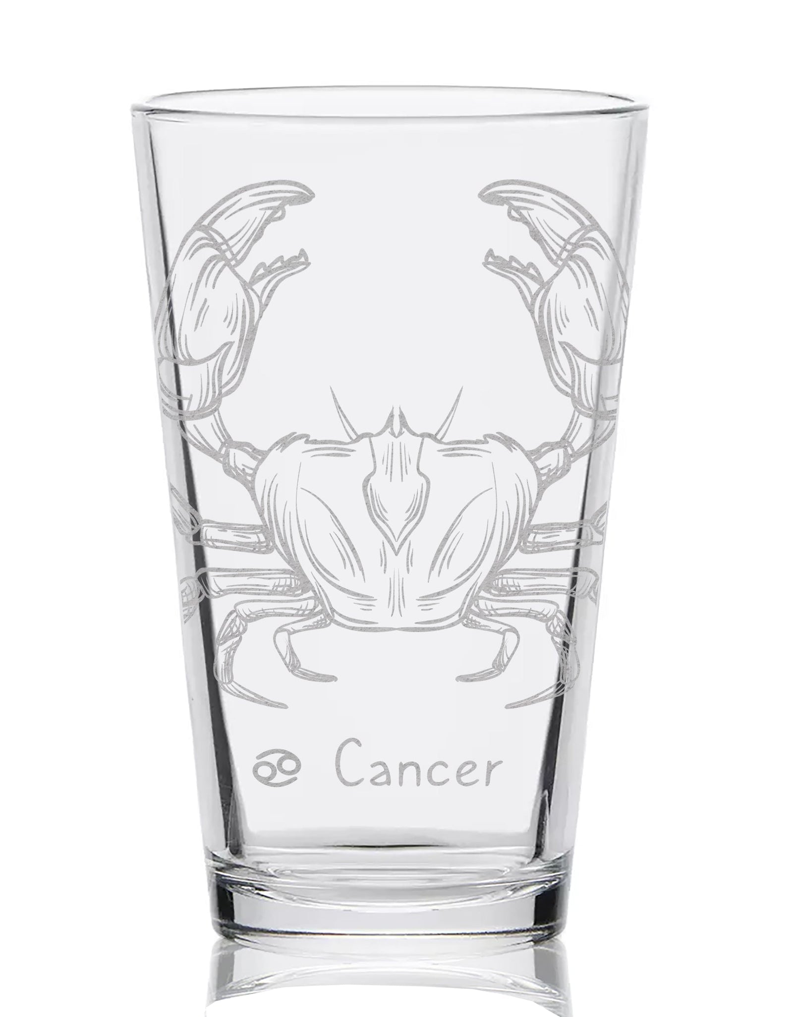 ZODIAC Pint Glasses by LumEngrave