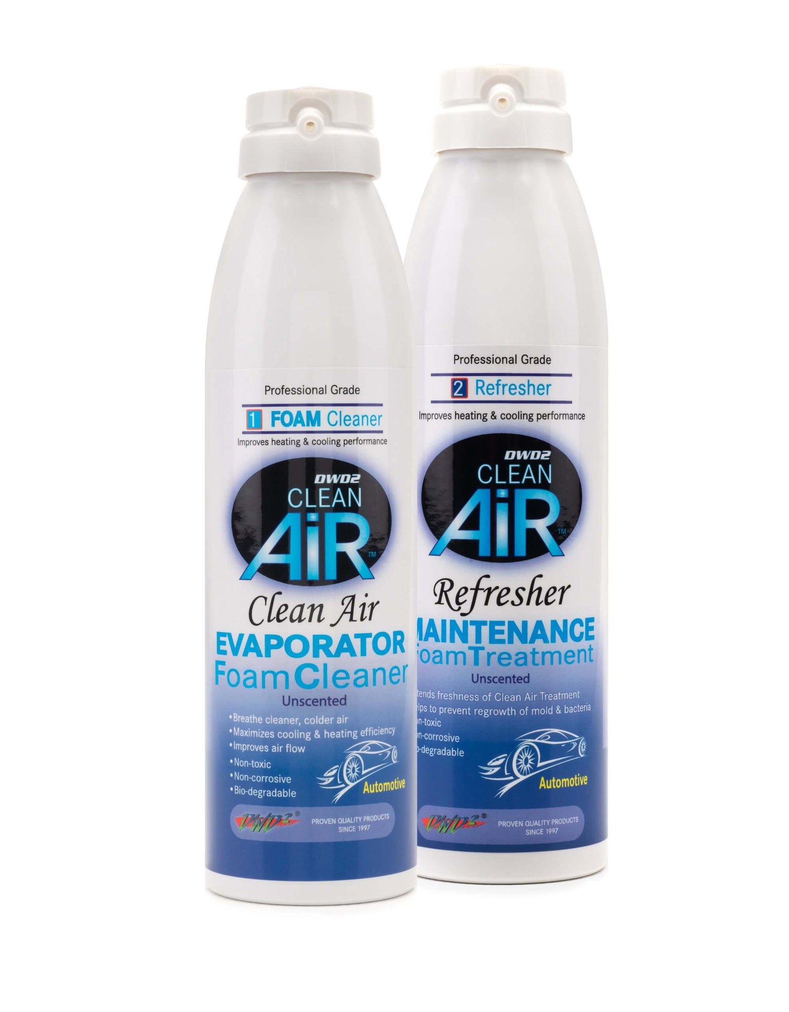 Clean Air® Car Kit - Provides up to 1 year of Clean, Healthy and Cooler Air by The DWD2 System, Inc.