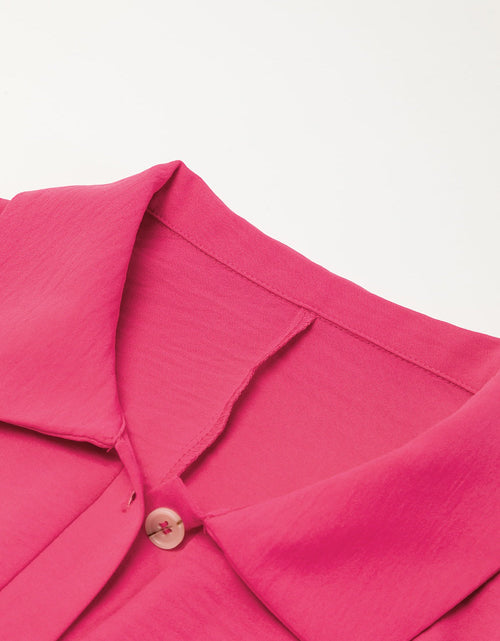 Load image into Gallery viewer, Half Button Collared Neck Romper
