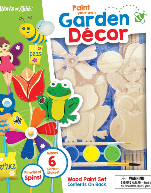 Load image into Gallery viewer, Garden Decor Wood Craft &amp; Paint Kit by MasterPieces Puzzle Company INC
