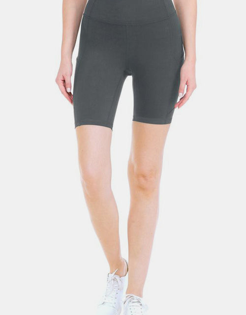 Load image into Gallery viewer, Leggings Depot Full Size High Waist Active Shorts
