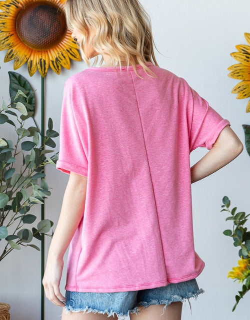 Load image into Gallery viewer, HOPELY Leopard Star Patch Short Sleeve T-Shirt
