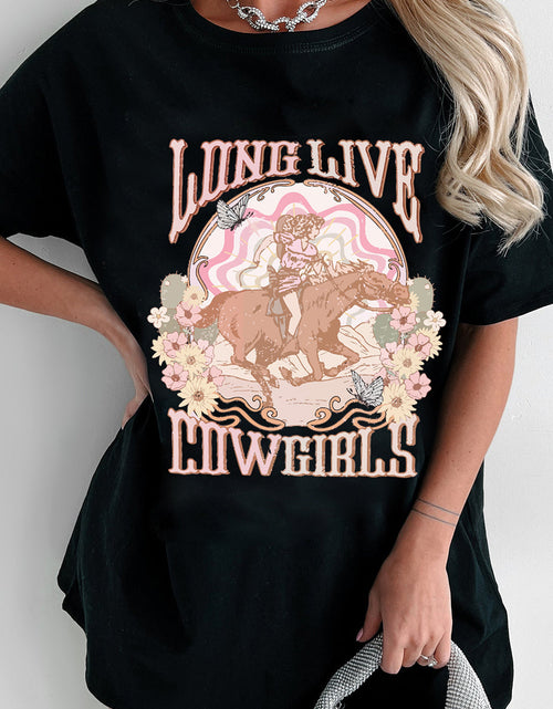 Load image into Gallery viewer, Graphic Round Neck Half Sleeve Oversize T-Shirt
