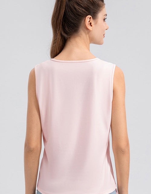 Load image into Gallery viewer, Notched Wide Strap Active Tank
