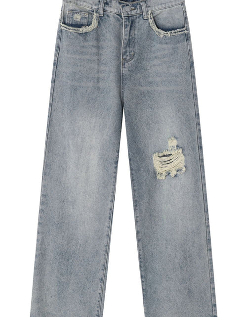 Load image into Gallery viewer, Distressed Mid Rise Men's Jeans
