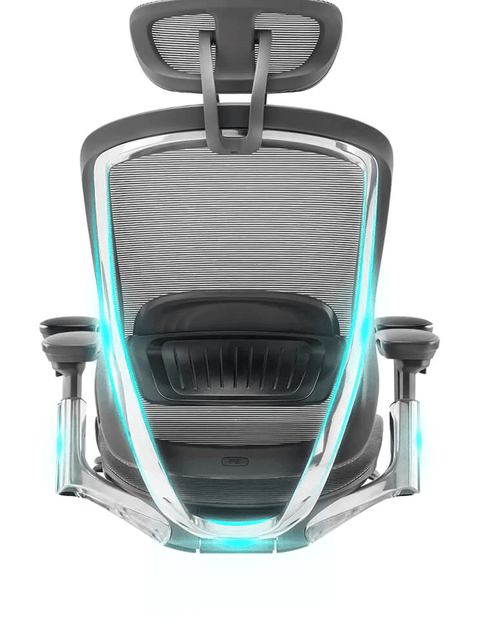Load image into Gallery viewer, CeliniChair Executive Mesh Ergonomic Office Chair by EFFDESK - Black by Level Up Desks
