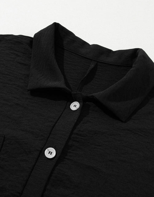 Load image into Gallery viewer, Half Button Collared Neck Romper
