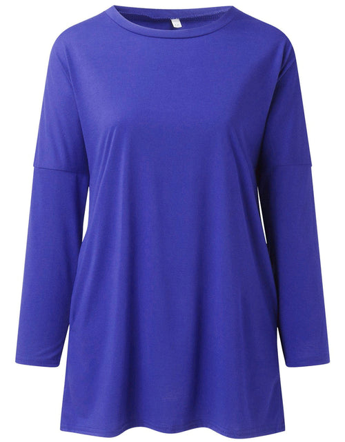 Load image into Gallery viewer, Full Size Round Neck Long Sleeve T-Shirt
