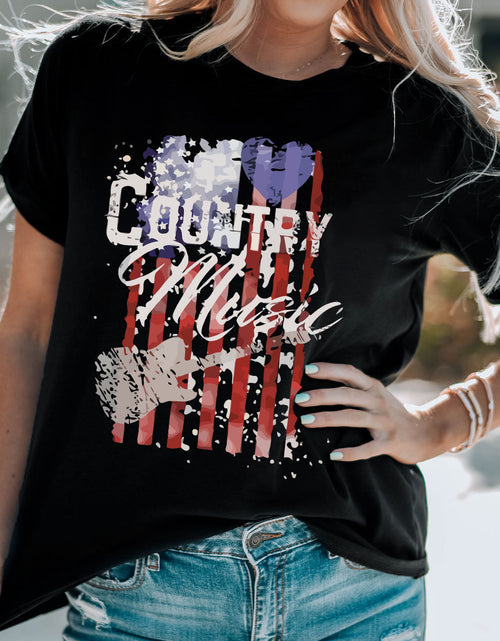 Load image into Gallery viewer, COUNTRY MUSIC Graphic Tee Shirt
