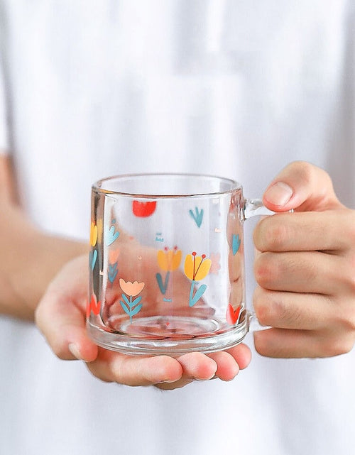 Load image into Gallery viewer, Set Of Four Modern Printed Glass Mugs by Izhar Studio- CA

