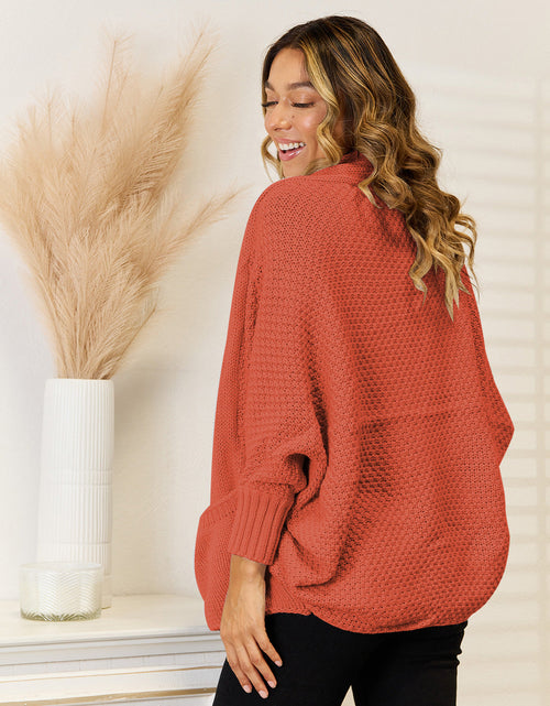 Load image into Gallery viewer, Angel Wings Open Front  Cardigan with Pockets

