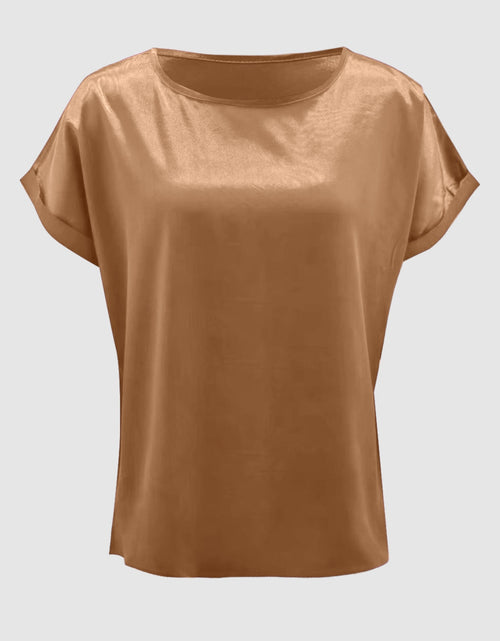 Load image into Gallery viewer, Round Neck Short Sleeve T-Shirt
