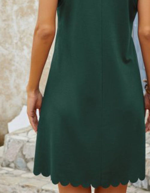 Load image into Gallery viewer, Mock Neck Sleeveless Mini Dress
