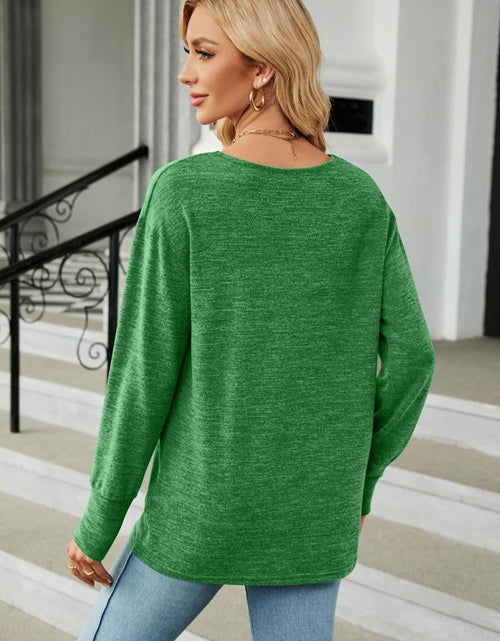 Load image into Gallery viewer, V-Neck Long Sleeve T-Shirt

