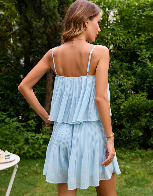 Load image into Gallery viewer, Layered Square Neck Mini Cami Dress

