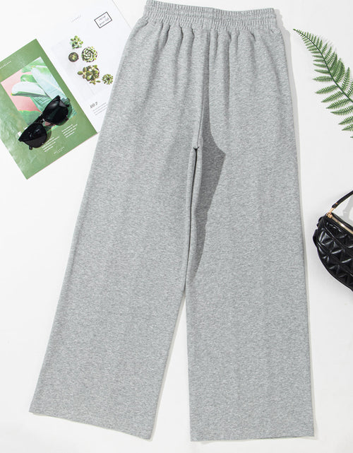 Load image into Gallery viewer, Drawstring Wide Leg Active Pants
