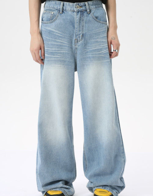 Load image into Gallery viewer, Wide Leg Jeans with Pockets
