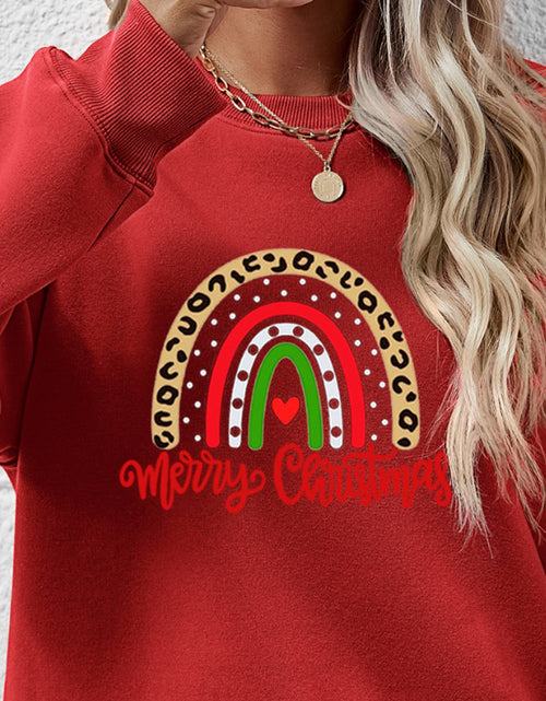 Load image into Gallery viewer, MERRY CHRISTMAS Graphic Sweatshirt
