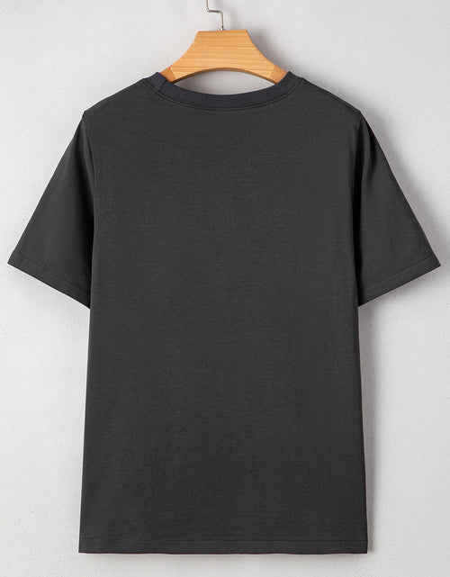 Load image into Gallery viewer, RISE WITH THE SUN Graphic Round Neck Short Sleeve T-Shirt
