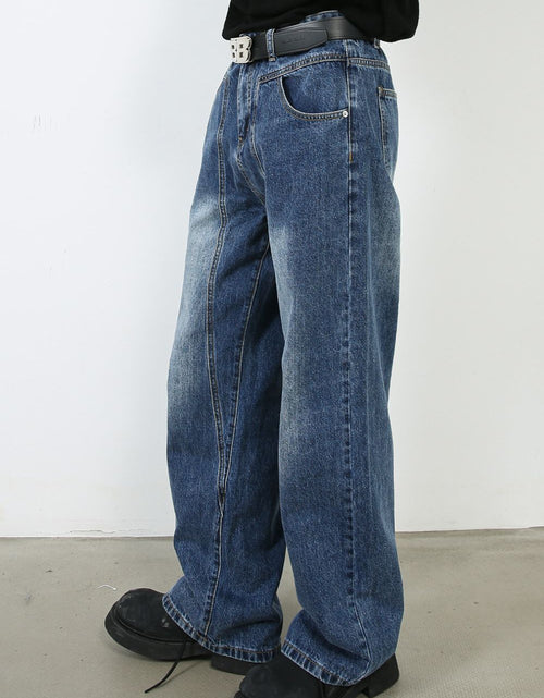 Load image into Gallery viewer, Men's Wide Straight Leg Jeans
