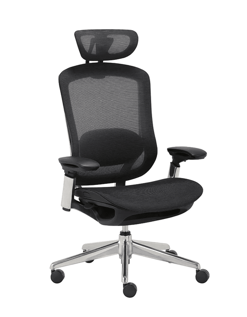Load image into Gallery viewer, CeliniChair Executive Mesh Ergonomic Office Chair by EFFDESK - Black by Level Up Desks
