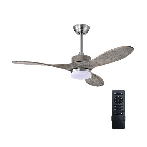 Load image into Gallery viewer, 48 Inch Wood Ceiling Fan with LED Lights and 6 Speed Levels
