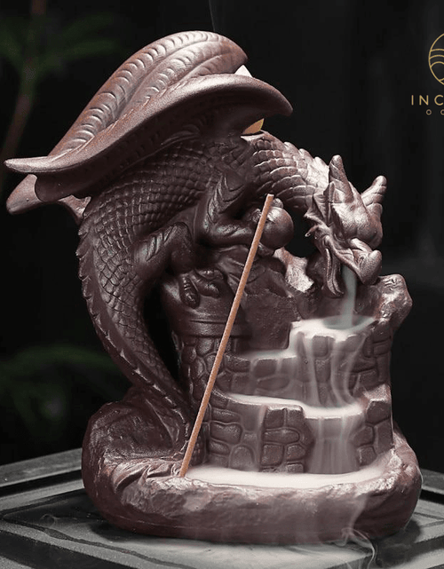 Load image into Gallery viewer, Ceramic Dragon Backflow Incense Burner by incenseocean
