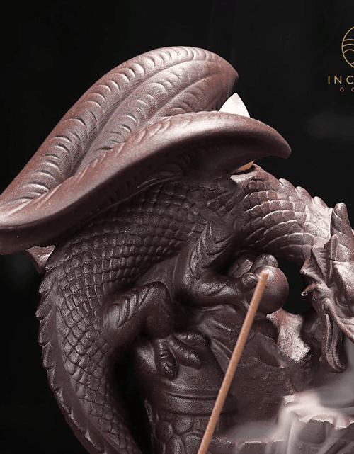 Load image into Gallery viewer, Ceramic Dragon Backflow Incense Burner by incenseocean
