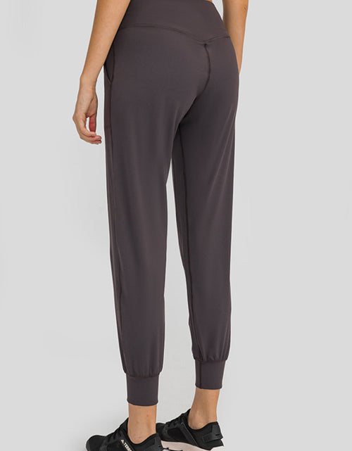 Load image into Gallery viewer, Millennia Wide Waistband Slant Pocket Pants
