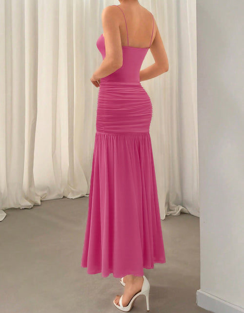 Load image into Gallery viewer, Ruched Maxi Cami Dress
