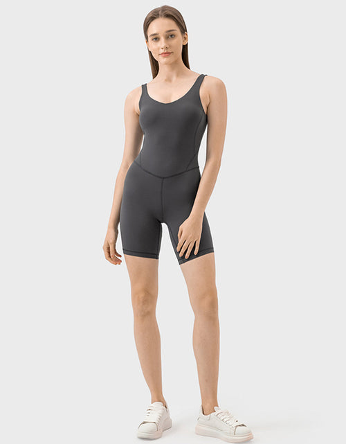 Load image into Gallery viewer, Millennia Wide Strap Active Romper

