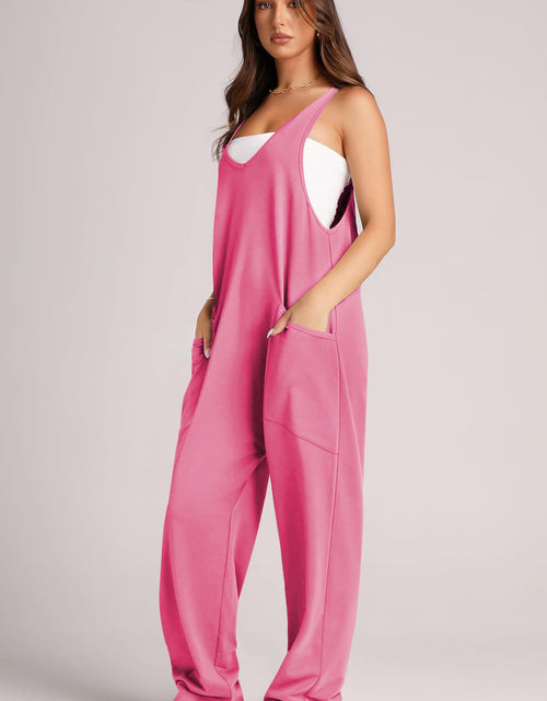Load image into Gallery viewer, Lovelet V-Neck Wide Strap Overalls
