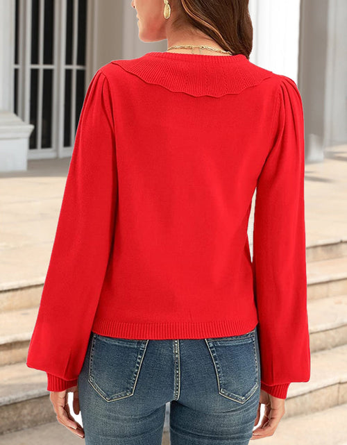 Load image into Gallery viewer, Collared Long Sleeve Button Down Cardigan
