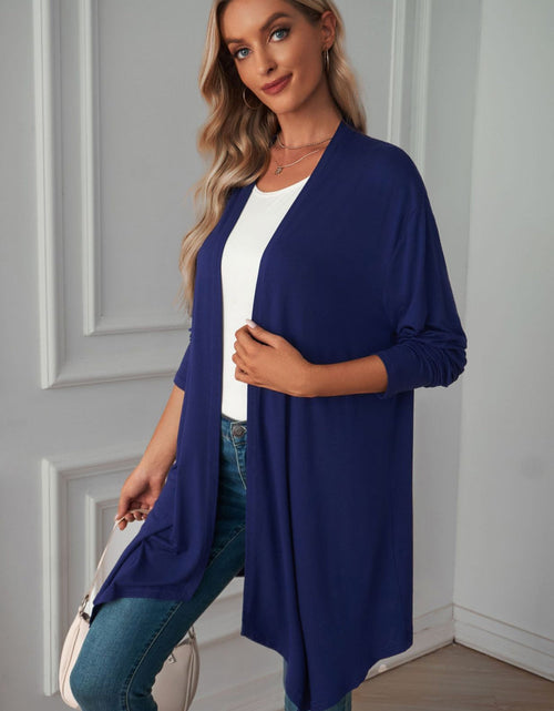 Load image into Gallery viewer, Open Front Long Sleeve Cardigan
