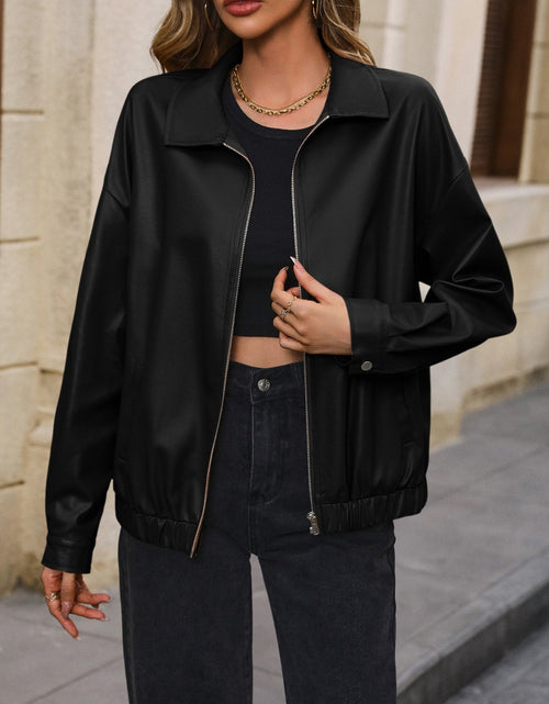 Load image into Gallery viewer, Ivy Lane Pocketed Zip Up Collared Neck Jacket
