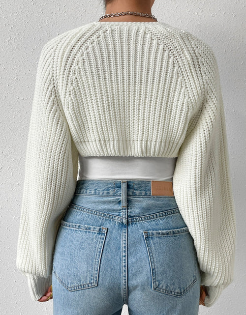 Load image into Gallery viewer, Honey Open Front Long Sleeve Cropped Cardigan
