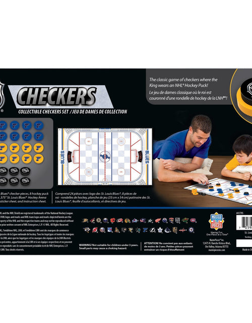 Load image into Gallery viewer, St. Louis Blues Checkers Board Game by MasterPieces Puzzle Company INC

