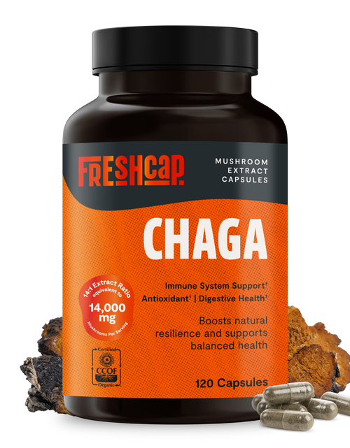 Load image into Gallery viewer, Chaga Mushroom Extract Capsules
