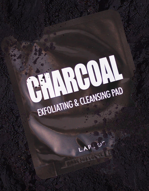 Load image into Gallery viewer, Charcoal Exfoliating &amp; Cleansing Pad by LAPCOS
