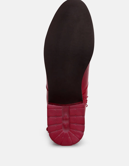 Load image into Gallery viewer, cheer leader tassels detail ankle boots by London Rag
