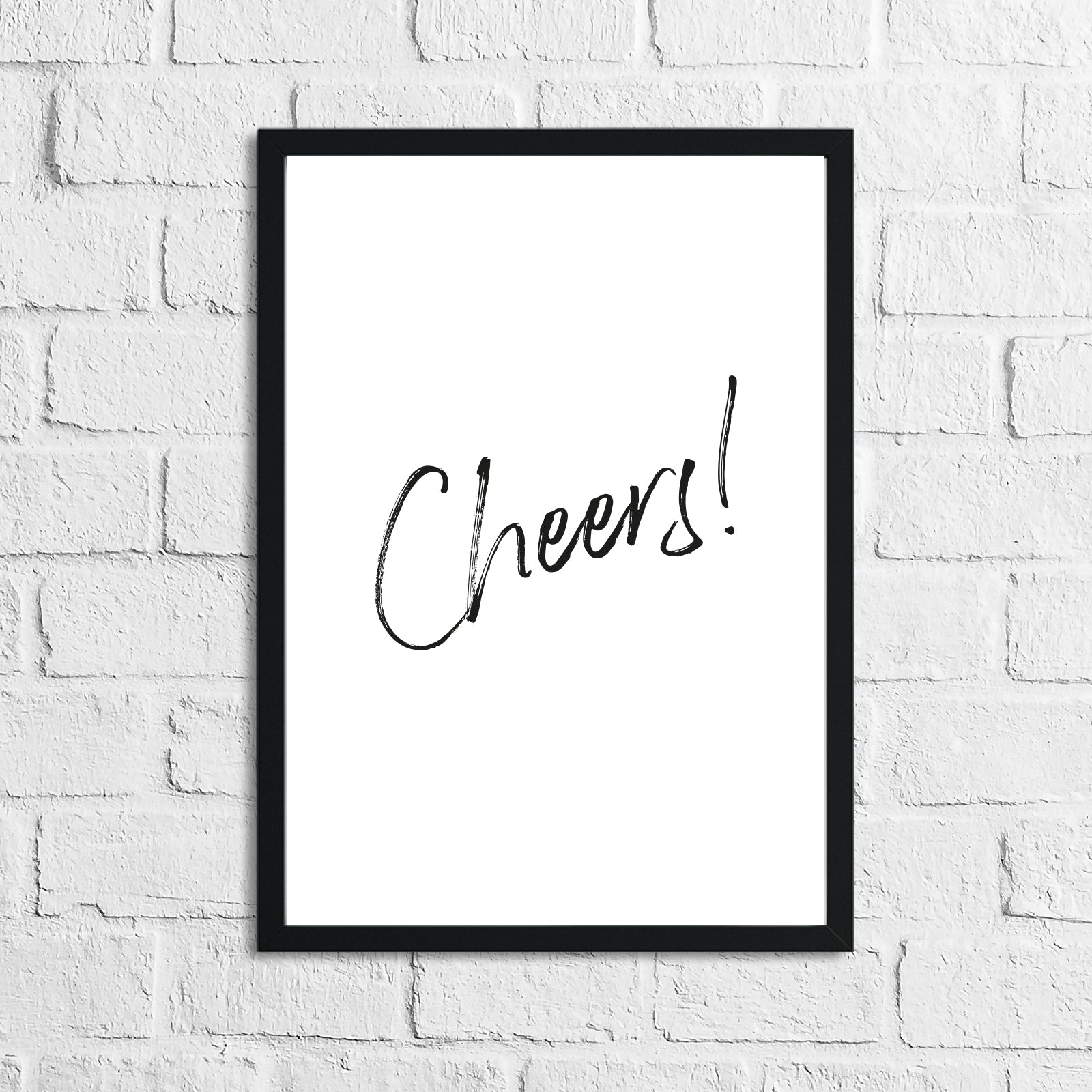 Cheers Drink Alcohol Wall Decor Print by WinsterCreations™ Official Store