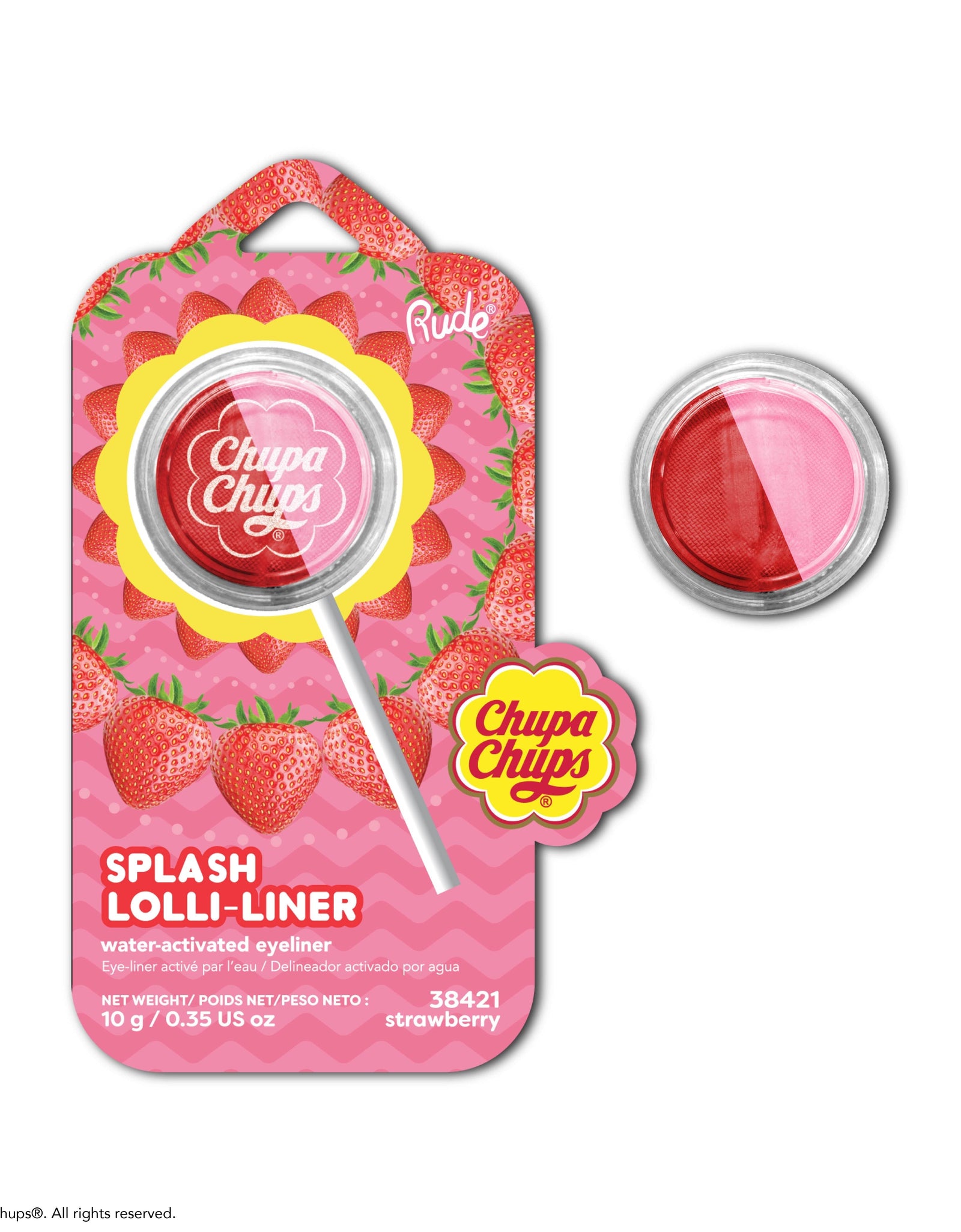 RUDE Chupa Chups Splash Lolli-Liner - Strawberry