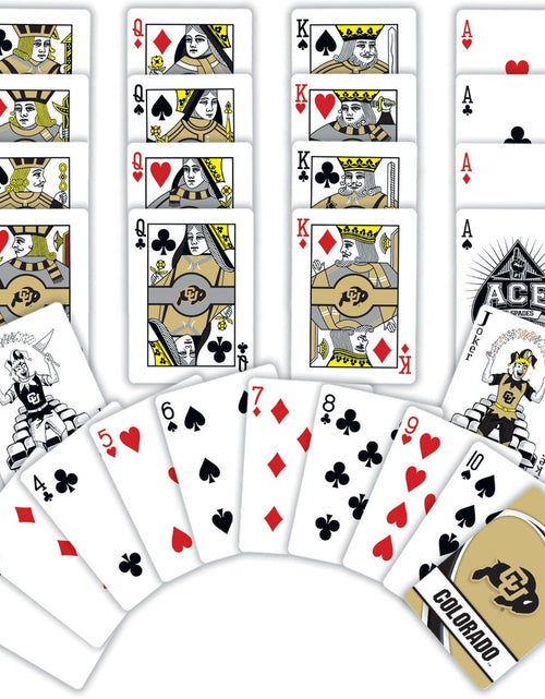 Load image into Gallery viewer, Colorado Buffaloes Playing Cards - 54 Card Deck by MasterPieces Puzzle Company INC

