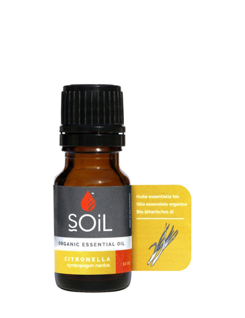 Load image into Gallery viewer, Organic Citronella Essential Oil (Cymbopogon Nardus) 10ml by SOiL Organic Aromatherapy and Skincare
