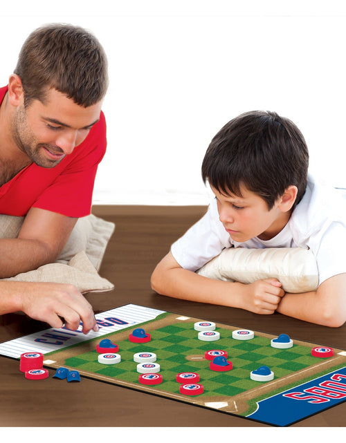 Load image into Gallery viewer, Chicago Cubs Checkers Board Game by MasterPieces Puzzle Company INC
