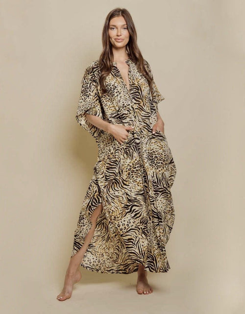 Load image into Gallery viewer, Wide Dress -Animal Print by ClaudiaG Collection
