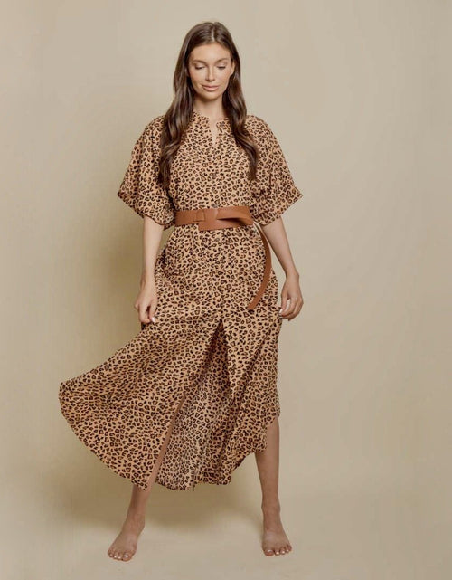 Load image into Gallery viewer, Wide Dress -Cheetah by ClaudiaG Collection
