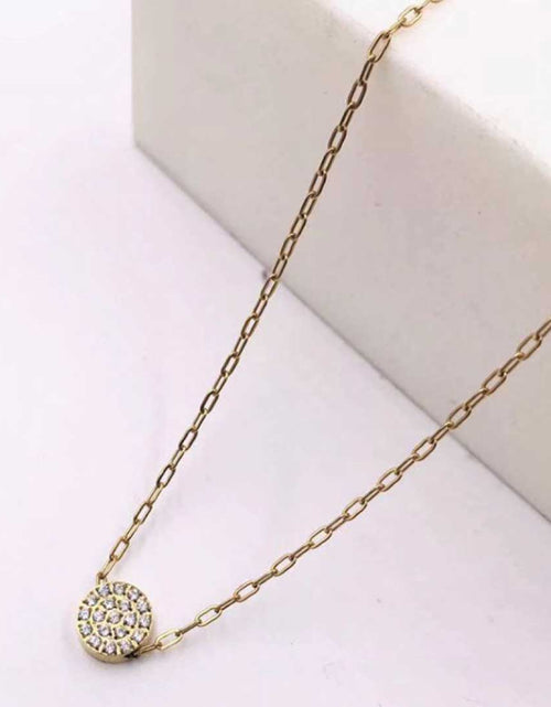Load image into Gallery viewer, Stainless Steel Gold Sun Necklace by ClaudiaG Collection
